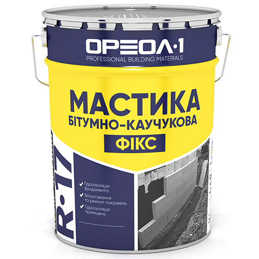 Мастика клеюча "ФІКС" ОРЕОЛ-1, 25 кг.